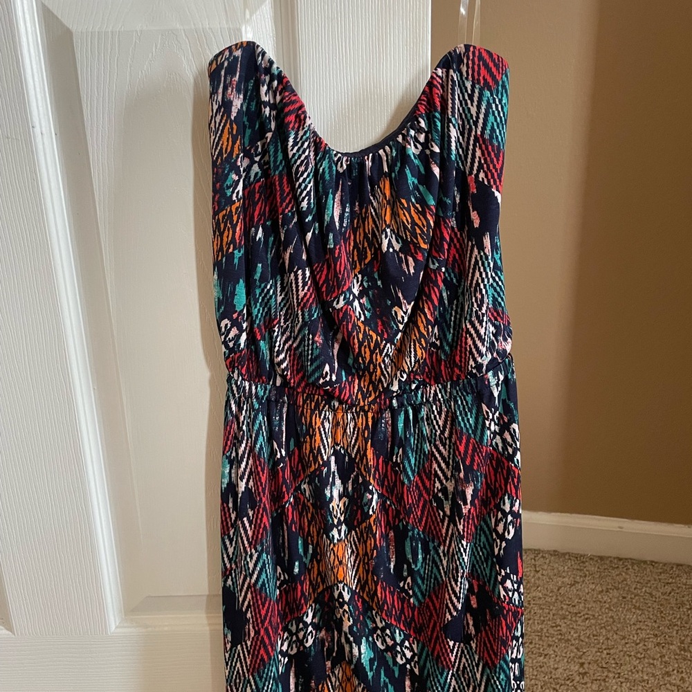 Strapless dress